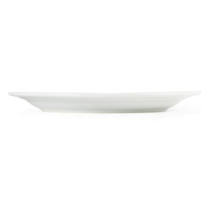 Olympia Whiteware Wide Rimmed Plates 250mm (12 Pack) (Pack of 12) • PAS-CB481