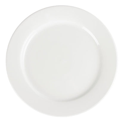 Olympia Whiteware Wide Rimmed Plates 280mm (6 Pack) (Pack of 6) • PAS-CB482