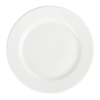 Olympia Whiteware Wide Rimmed Plates 310mm (6 Pack) (Pack of 6) • PAS-CB483