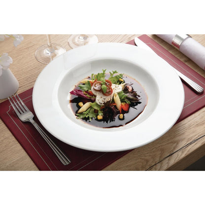 Olympia Whiteware Pasta Plates 310mm (4 Pack) (Pack of 4) • PAS-CB485