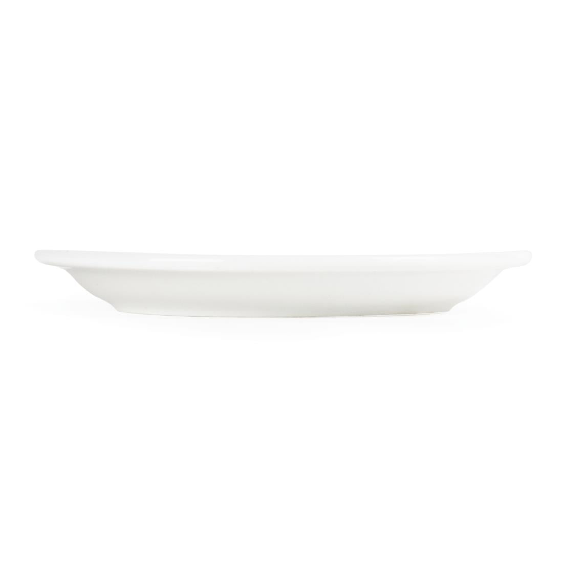 Olympia Whiteware Narrow Rimmed Plates 150mm (12 Pack) (Pack of 12) • PAS-CB486