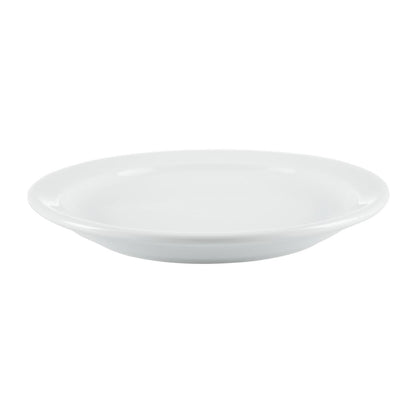 Olympia Whiteware Narrow Rimmed Plates 150mm (12 Pack) (Pack of 12) • PAS-CB486