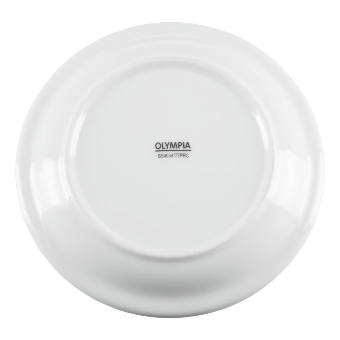 Olympia Whiteware Narrow Rimmed Plate - 150mm (12 Pack) (150(Ø)mm. Pack quantity: 12) • PAS-CB486