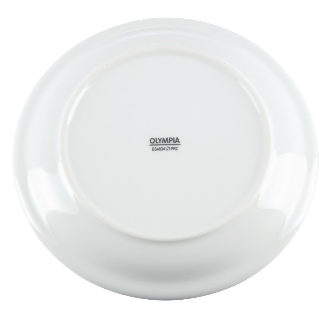 Olympia Whiteware Narrow Rimmed Plate - 180mm (12 Pack) (180(Ø)mm. Pack quantity: 12) • PAS-CB487