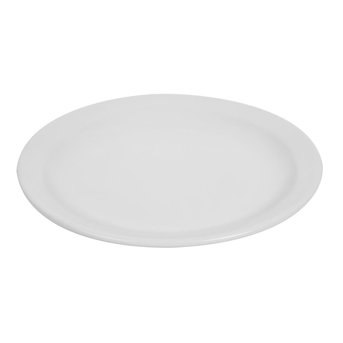 Olympia Whiteware Narrow Rimmed Plates 200mm (12 Pack) (Pack of 12) • PAS-CB488