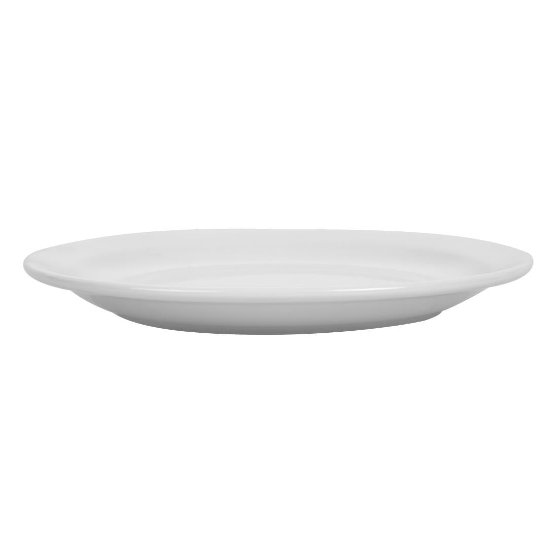 Olympia Whiteware Narrow Rimmed Plate - 200mm (12 Pack) (200(Ø)mm. Pack quantity: 12) • PAS-CB488