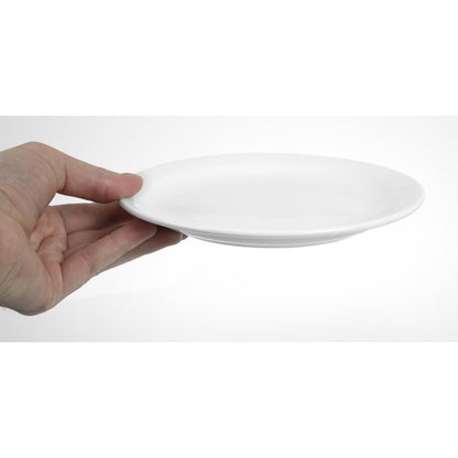 Olympia Whiteware Narrow Rimmed Plates 200mm (12 Pack) (Pack of 12) • PAS-CB488