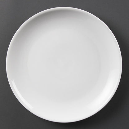 Olympia Whiteware Coupe Plate - 280mm (6 Pack) (280(Ø)mm/ 11". White. Pack quantity: 6.) • PAS-CB492