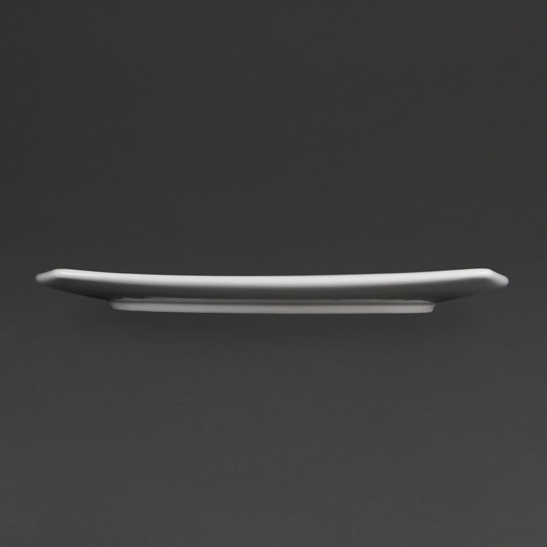 Olympia Whiteware Rounded Square Plates 270mm (6 Pack) (Pack of 6) • PAS-CB493