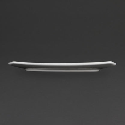 Olympia Whiteware Rounded Square Plates 270mm (6 Pack) (Pack of 6) • PAS-CB493