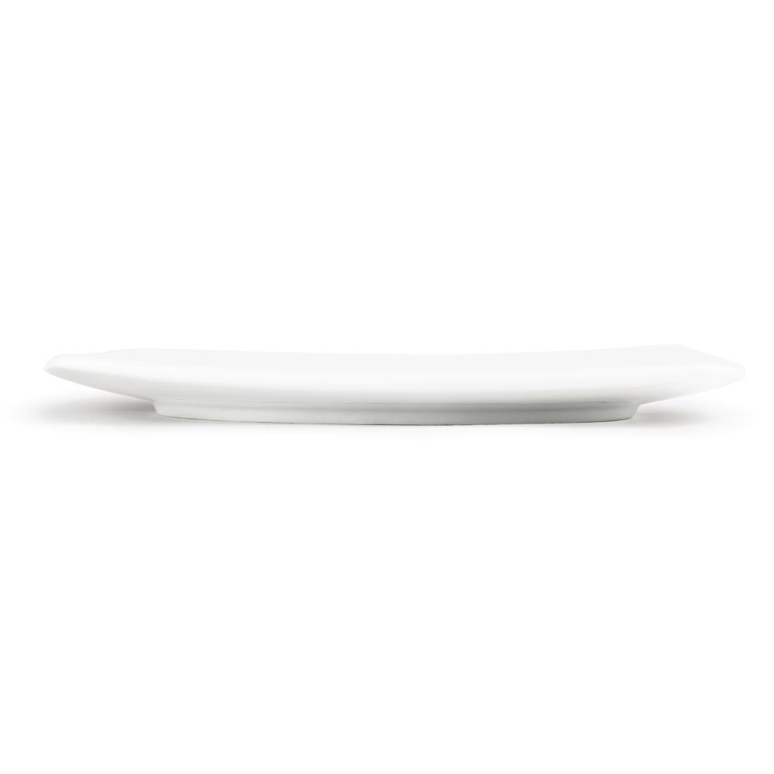 Olympia Whiteware Rounded Square Plates 270mm (6 Pack) (Pack of 6) • PAS-CB493