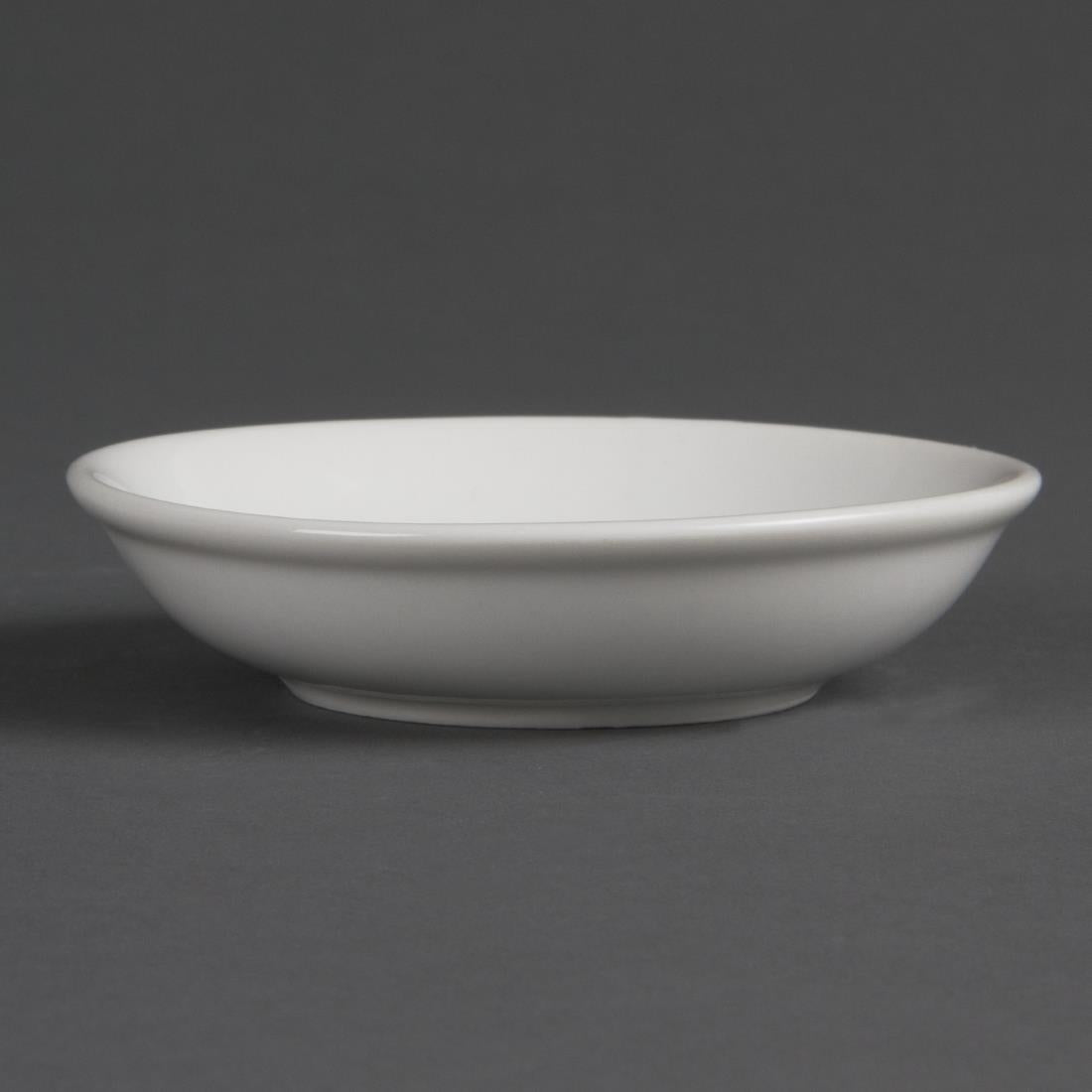 Olympia Whiteware Soy Dish - 100mm (12 Pack) (100mm / 4" | Pack quantity: 12) • PAS-CB494