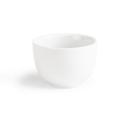Olympia Whiteware Chinese Tea Cup - 110ml 3.71fl oz (12 Pack) (Size: 70mm / 2¾" | White | Pack Quantity: 12) • PAS-CB495