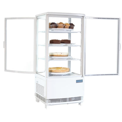 Polar C-Series Energy Efficient Curved Door Display Fridge White 86Ltr • PAS-CX576-A