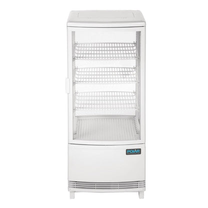 Polar C-Series Energy Efficient Curved Door Display Fridge White 86Ltr • PAS-CX576-A