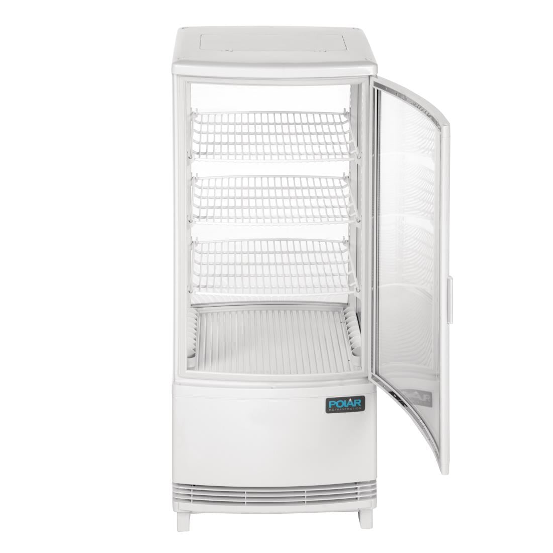 Polar C-Series Energy Efficient Curved Door Display Fridge White 86Ltr • PAS-CX576-A