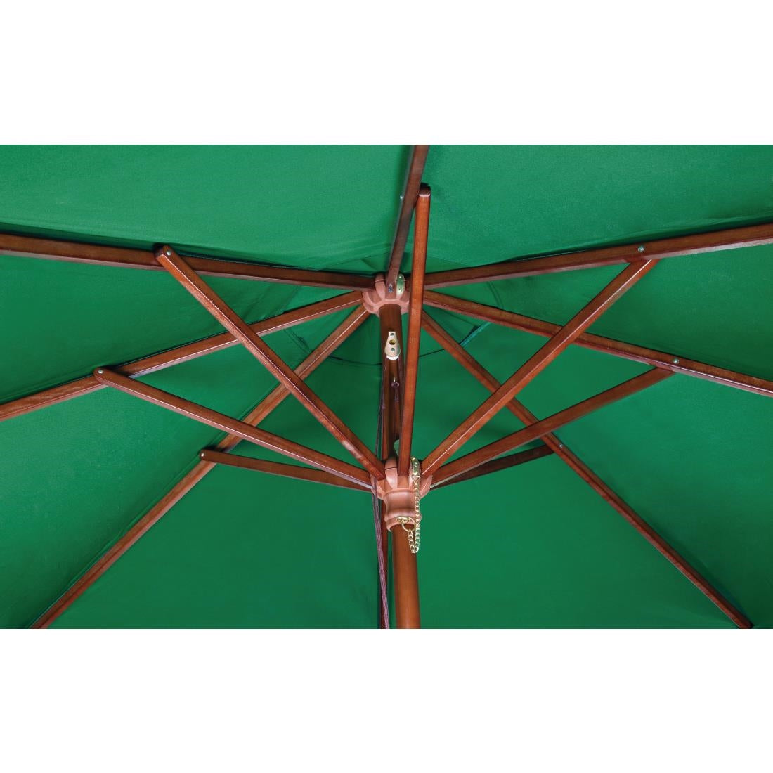 Bolero Round Outdoor Umbrella 2.5m Diameter Green • PAS-CB512