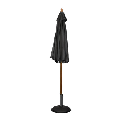 Bolero Round Outdoor Umbrella 2.5m Diameter Black • PAS-CB514