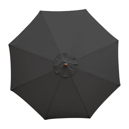 Bolero Round Outdoor Umbrella 3m Diameter Black • PAS-CB517