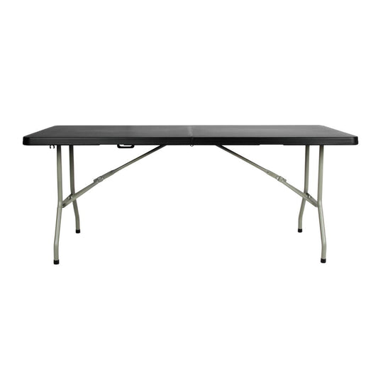 Bolero Centre Folding Utility Table 1.8m Black • PAS-CB518