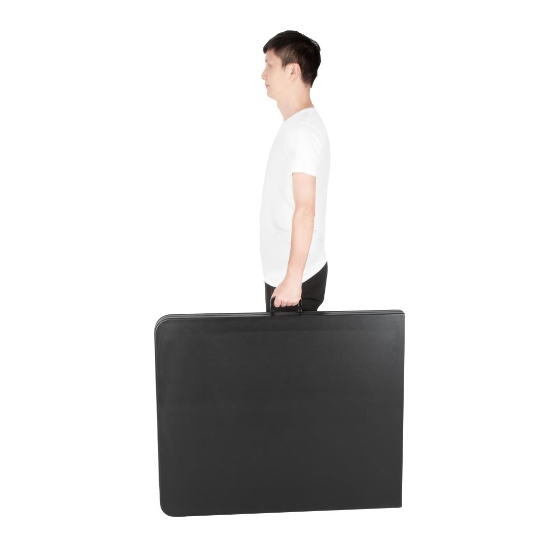 Bolero Centre Folding Utility Table 1.8m Black • PAS-CB518