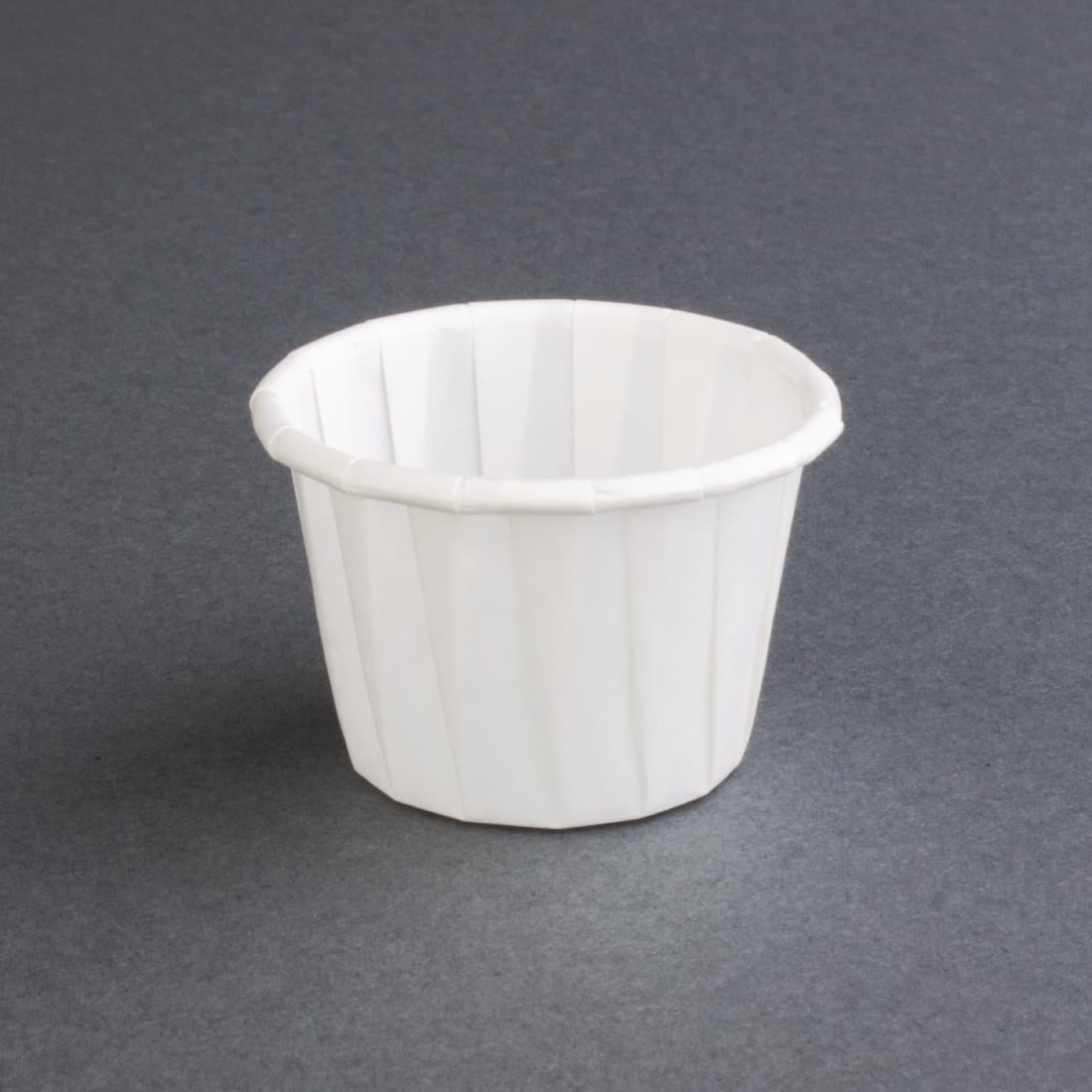 Fiesta Recyclable Paper Sauce Pots (Sizes: 28ml - 112ml | 1oz - 4oz. Pack Quantity: 250) • PAS-P_CX080