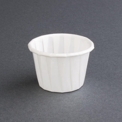 Fiesta Recyclable Paper Sauce Pots (Sizes: 28ml - 112ml | 1oz - 4oz. Pack Quantity: 250) • PAS-P_CX080
