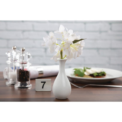 Olympia Whiteware Bud Vase - 125mm (12 Pack) • PAS-W437