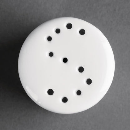 Olympia Whiteware Salt Shakers 80mm (12 Pack) (Pack of 12) • PAS-CB702