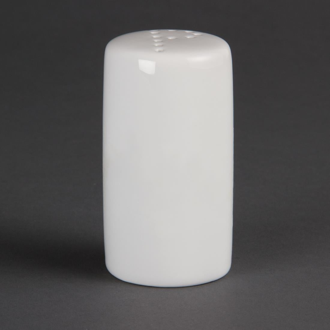 Olympia Whiteware Pepper Shakers 80mm (12 Pack) (Pack of 12) • PAS-CB703