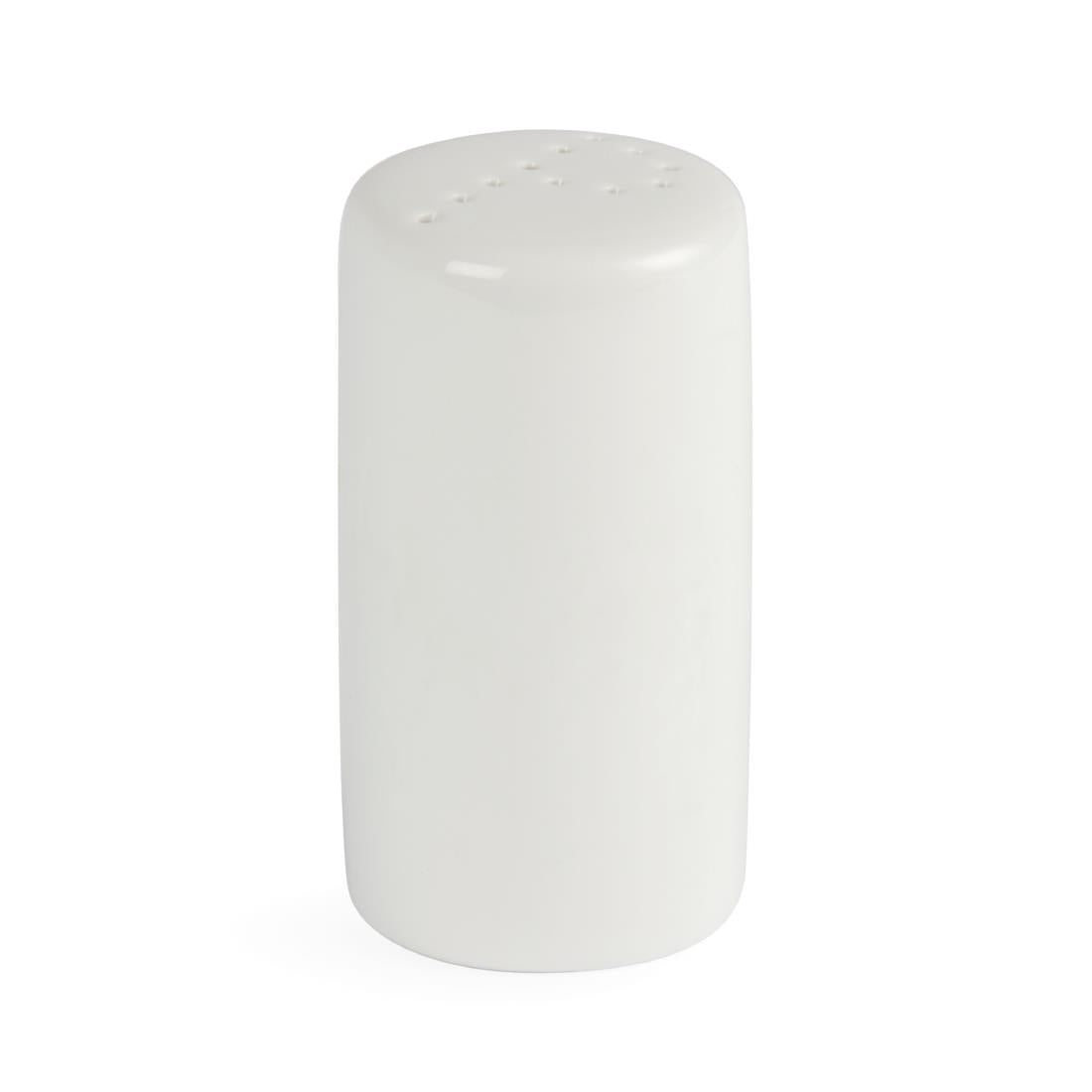 Olympia Whiteware Pepper Shakers 80mm (12 Pack) (Pack of 12) • PAS-CB703