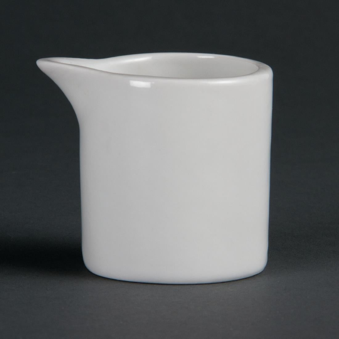 Olympia Whiteware Milk & Cream Jugs 55ml (6 Pack) (Pack of 6) • PAS-CB704