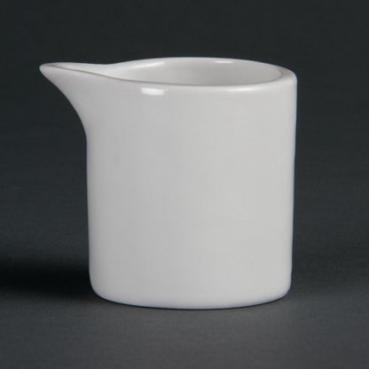 Olympia Whiteware Milk & Cream Jugs 55ml (6 Pack) (Pack of 6) • PAS-CB704