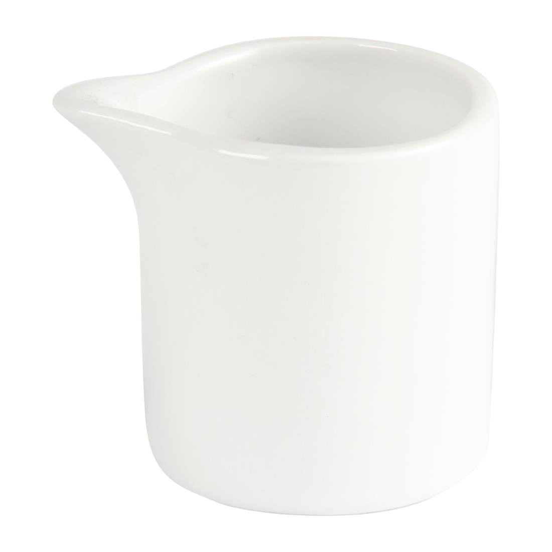 Olympia Whiteware Milk & Cream Jugs 55ml (6 Pack) (Pack of 6) • PAS-CB704