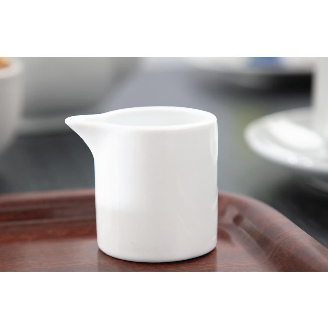 Olympia Whiteware Milk/Cream Jug 57ml (6 Pack) (Capacity: 57ml. Pack quantity: 6) • PAS-CB704