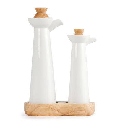 Olympia Whiteware Vinegar and Oil Bottle Set • PAS-CB705