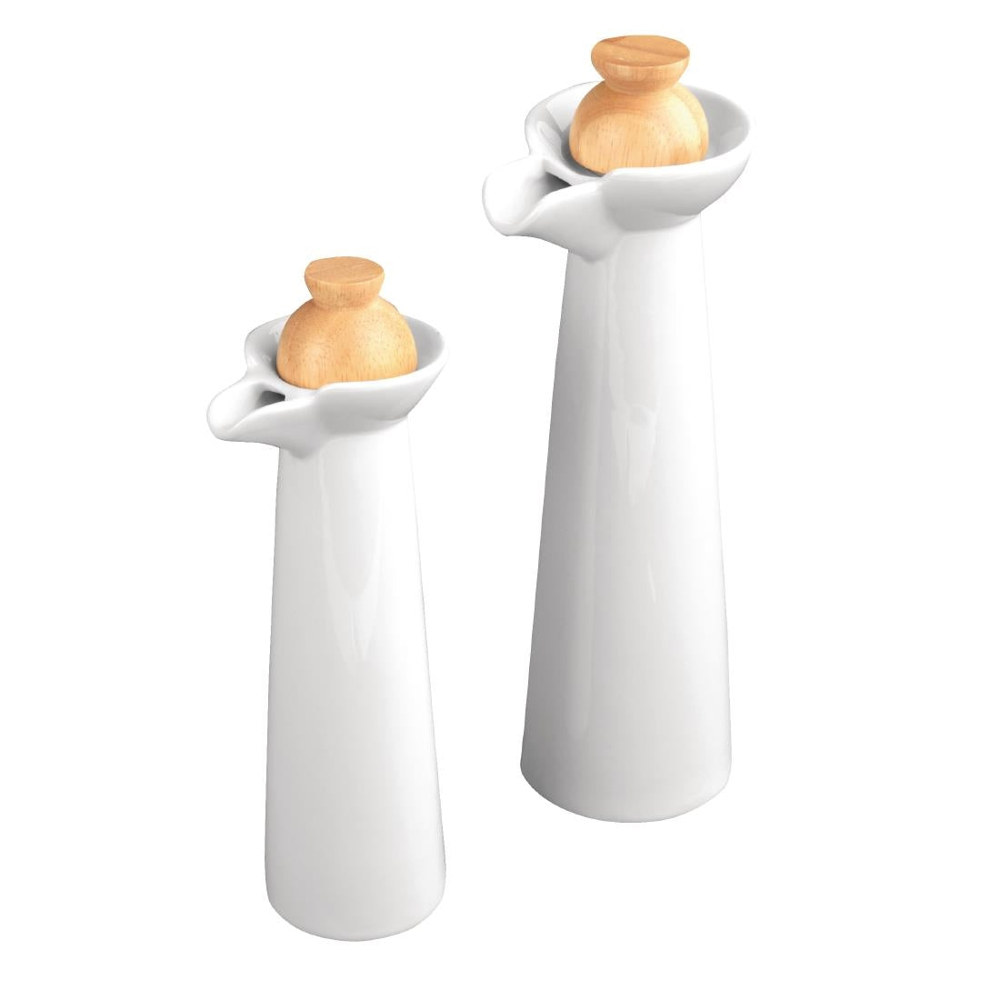 Olympia Whiteware Vinegar and Oil Bottle Set • PAS-CB705