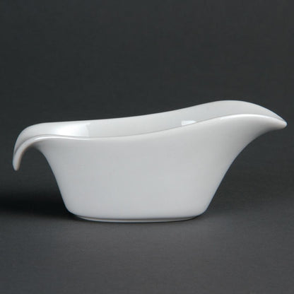 Olympia Whiteware Gravy Boat - 85ml 2.87fl oz (6 Pack) • PAS-CB707