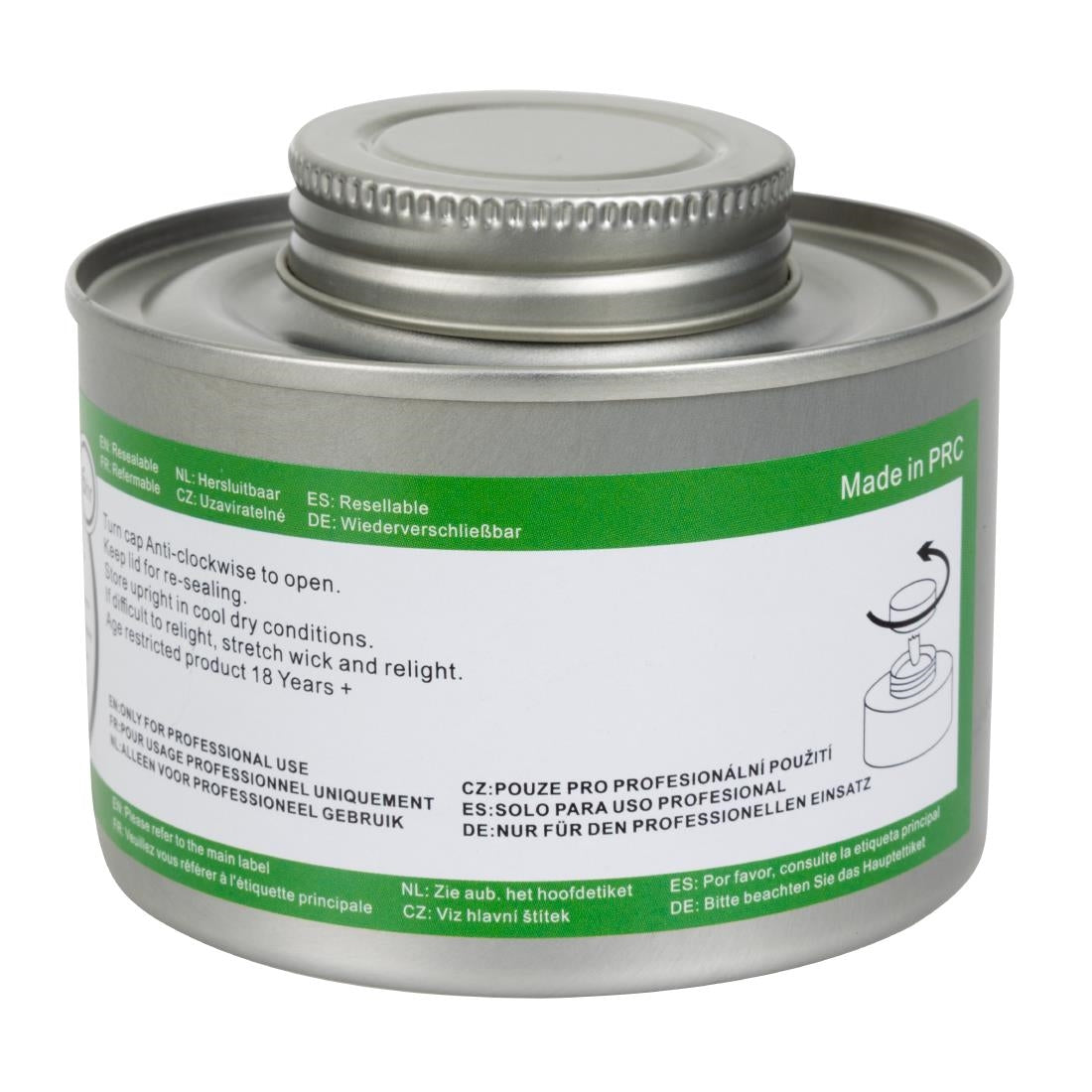 Olympia Liquid Chafing Fuel With Wick 6 Hour (12 Pack) • PAS-CB735