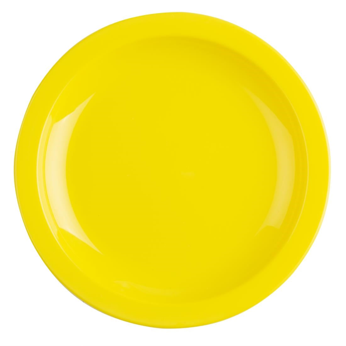 Olympia Kristallon Polycarbonate Plates Yellow 172mm (12 Pack) (Pack of 12) • PAS-CB763