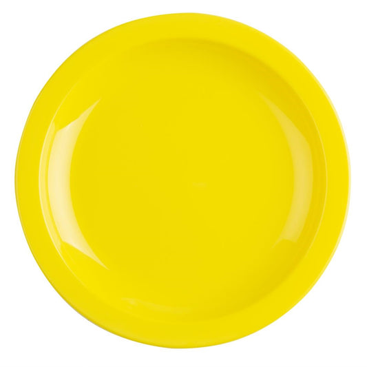 Olympia Kristallon Polycarbonate Plates Yellow 172mm (12 Pack) (Pack of 12) • PAS-CB763