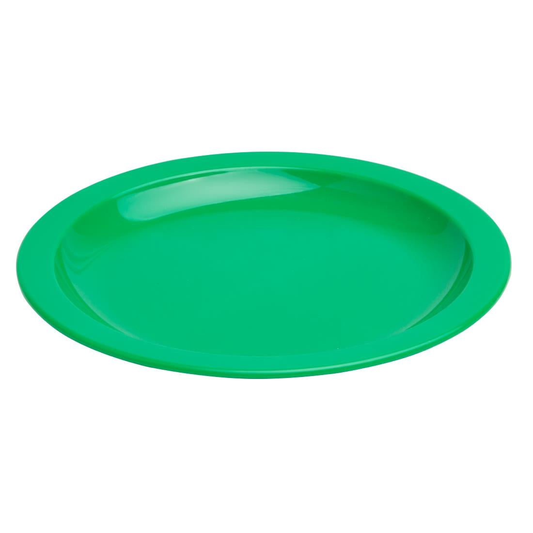 Olympia Kristallon Polypropylene Plates Green 174mm (12 Pack) (Pack of 12) • PAS-CB764
