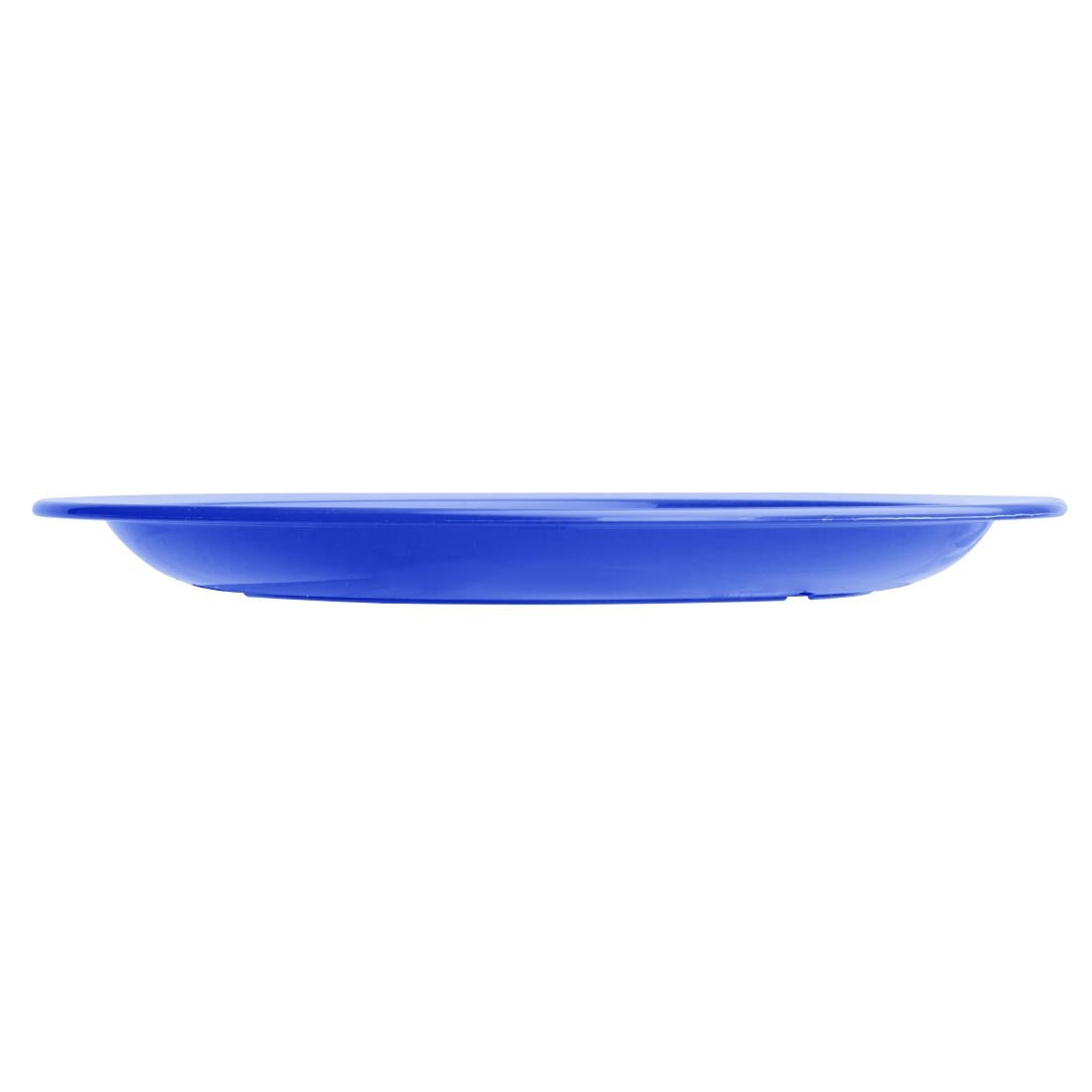 Olympia Kristallon PC Plate Blue - 172mm 6 3/4" (12 Pack) • PAS-CB765