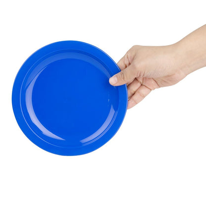 Olympia Kristallon PC Plate Blue - 172mm 6 3/4" (12 Pack) • PAS-CB765