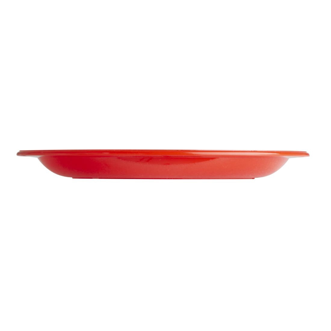 Olympia Kristallon PC Plate Red - 172mm 6 3/4" (12 Pack) • PAS-CB766