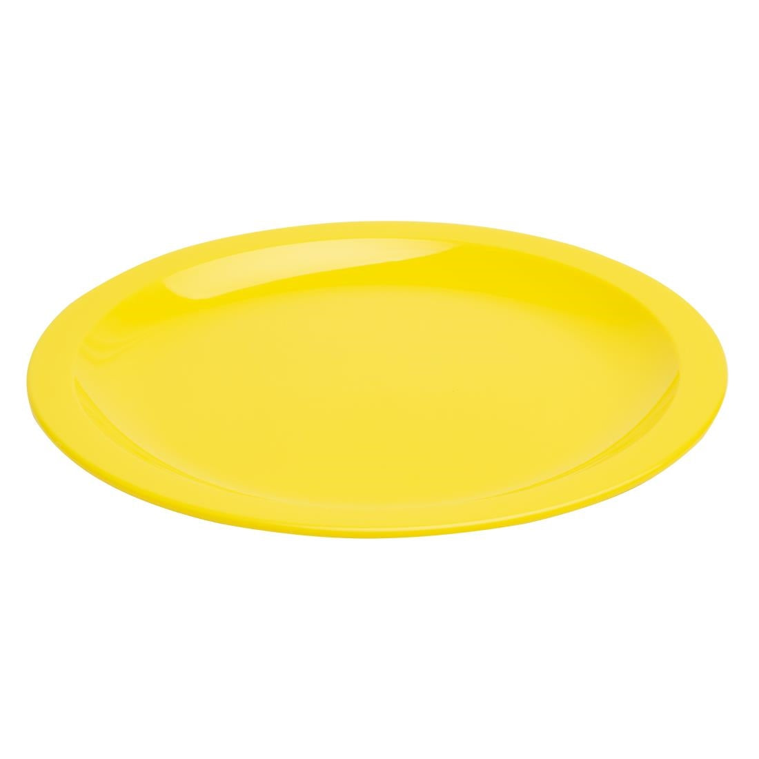 Olympia Kristallon PC Plate Yellow - 230mm 9" (12 Pack) • PAS-CB767