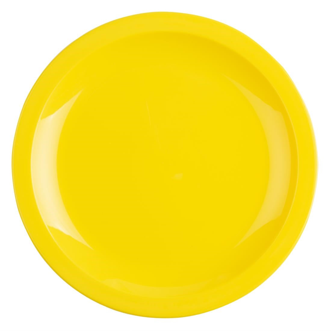 Olympia Kristallon PC Plate Yellow - 230mm 9" (12 Pack) • PAS-CB767