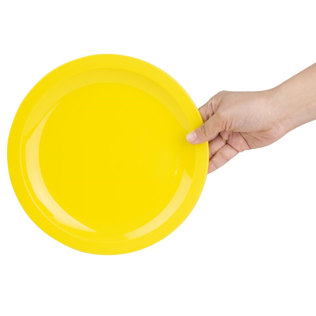 Olympia Kristallon PC Plate Yellow - 230mm 9" (12 Pack) • PAS-CB767