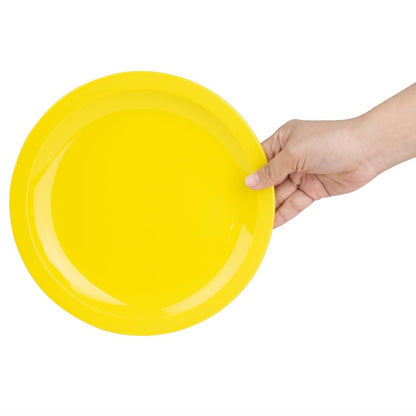Olympia Kristallon PC Plate Yellow - 230mm 9" (12 Pack) • PAS-CB767