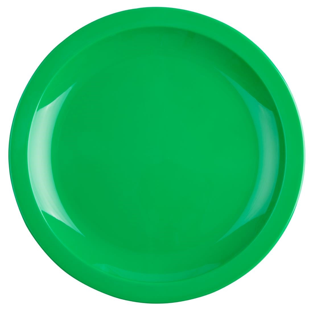 Olympia Kristallon PC Plate Green - 230mm 9" (12 Pack) • PAS-CB768